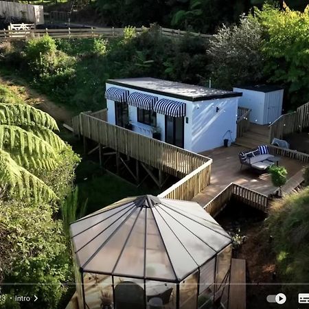 Tiny House With Greenhouse Dining โลเวอร์ฮัท ภายนอก รูปภาพ
